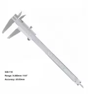 Mitutoyo 530-118 Vernier Caliper 0-200mm/0-8" 0.02mm Resolution Metric/Inch
