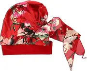 [VALICLUD] Pirate Hat Silk Headbands for Women Headbands Stylish Headbands for Women Satin Sleep Cap Practical Sleep Hat Women Headscarf Sleep Cap for Curly Hair Chemo Cap Coffee