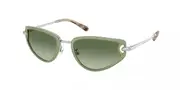 Tory Burch TY6115 33468E Men's Sunglasses Green Size 53