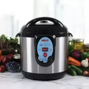 Electric Smart Pressure Cooker Canner Aluminum Inner Pot 9.5-Quart Capacity New