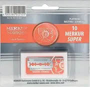 Merkur Super Double Edge Razor Blades - Pack Of 10 Blades