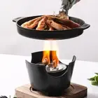 Mini Portable BBQ Grill BBQ Stove Alloy Household Charcoal Grill Barbecue Tools