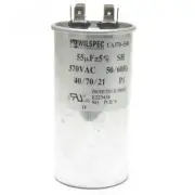 Wilspec Technologies CA370-55R 370VAC 55mF Motor Run Capacitor