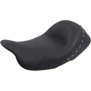 Black Pearl Studded Standard Touring Solo Driver Seat Road King 1997-2018