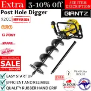 Giantz Post Hole Digger Petrol Posthole Earth Ground Hog Auger Borer 92CC 200mm