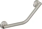 Moen RA8716D1GBN Home Care 16-Inch Angled Grab Bar, Brushed Nickel