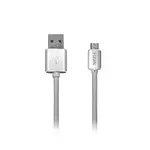 【子震科技】HAWK 鋁合金MICRO USB 充電傳輸線-灰,橘,粉,綠/高效充電/充電二合一