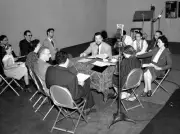 The Campbell Playhouse Radio Program Orson Welles 1930s CBS RADIO PHOTO 1
