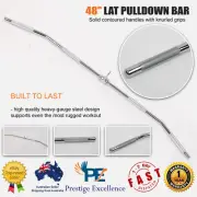 48 Inch Lat Pulldown Bar Cable Attachment Home Gym Fitness Exercise Training Bar