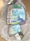 Disney Loungefly Tangled Rapunzel Pascal Painted Landscape Mini Backpack Wallet