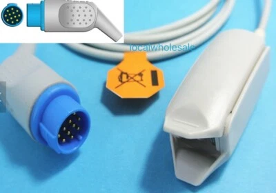 Compatible BLZ Biolight M900 M7000 M9500 SpO2 Sensor Adult Finger Clip