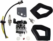XXUMKL Fit For H0nda GX25 GX35 Whipper Snipper Trimmer Carburetor Air Filter Fuel Line Primer Bulb Kit 16100-Z0H-825 Brushcutter Carburetor