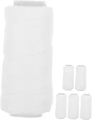 6Rolls Cotton Threading Strings for Facial Hair Removal Eyebrow Grooming Tool Soft and Durable Hair Threading Thread Easy to Use for Precise Hair Removal