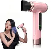 Pro Battery Travel Hair Dryer - 3 Speeds 3 Temperatures Wireless Hair Dryer With Battery 15000 MAh Portable Hair Dryer With Digital Screen For Wome...