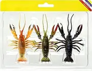 Bass Fishing Bait - Crawfish Fishing Lures for Bass,Soft Equipment for Pike Pickerel Trout Walleye Bream Salmon