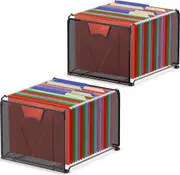 2-Pack Hanging File Folders - Black