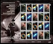 2000 HUBBLE IMAGES #3388a Pane of 20 x 33 cents US Postage Stamps