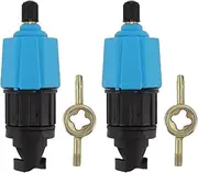 FLEXMAN 2Pcs Inflatable Pump Adaptor, 10 X 3.5 X 3.5cm Air Valve Adapter Portable Air Compressor Until Accessories for Paddleboards, Canoes, Rubber Boats, Inflatable Boats