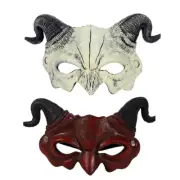 Horror Costume Accessories Devil Mask Novelties Mythical Creature Halfmask