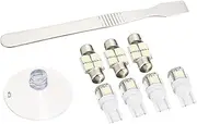 AWESOME LED Room Lamp Set for Mazda MPV LWEW, Indoor 7-Piece Set, With Door Courtesy Lamp