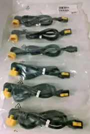 APC Power Cord Kit, Locking, R A, C13 to C14, 4ft 1.2m (qty 6)