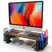 Monitor Stand Riser with Storage, Desktop Computer Monitor Stand, Multi-Purpo...