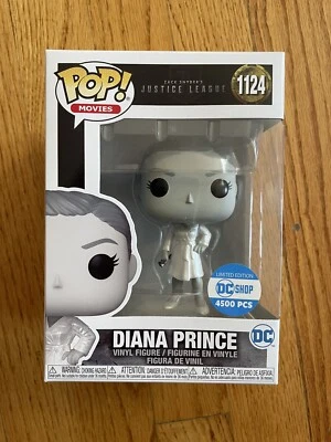 Zack Snyder’s Justice League Metallic Diana Prince Funko Pop LE 4500 In Hand