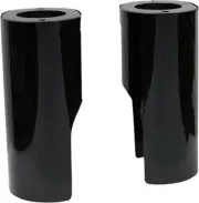 Arlen Ness Fat Fork Boots Black #125-000 Harley Davidson