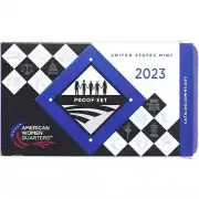 Flat Replacement Box For 2023 Quarters US Mint Clad Proof Set-No Coins Or COA