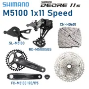 Shimano Deore M5100 Groupset 11 Speed MTB Shifter Rear Derailleur Cassette Chain