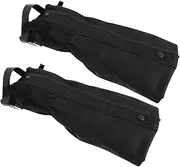 [NAMOARLY] Mountaineering Sandproof Footwear Snow Leg Gaiters for Men Outdoor Calf Sleeves Ski Boots Gaiters Leg Protection Gaiters Boots for Men Thermal Leg Gaiters Black Oxford Cloth