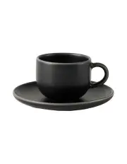 [Hottie] Mikkie Espresso Cup And Saucer in Black