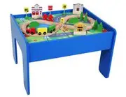 Wonder Co Wooden Train Table 40pcs