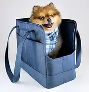 Pet Carrier for Small Dogs Cats and Puppy from OSKAR&FRIENDS | Sturdy Dog Tote Bag | Vegan Dog Purse | Cat Carrier Purse | Dog Carriers for Small Dogs |Pet Tote for Pets Under 15lbs