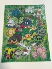 Pokemon Center File Folder Grass Type Vileplume Leafeon 8.5" x 12" Sealed