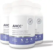 AHCC Supplements -Booster Contains Beta Glucan -Natural Immune Support Extract -Anti Inflammatory Complex For Men&Women- Mushroom Supplement Researched By Experts- 60 Veggie Capsules (3 pack)