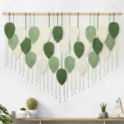 Large Macrame Wall Hanging, Boho Leaves Macrame Tapestry Wall Decor Handmade ...