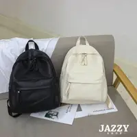 在飛比找蝦皮購物優惠-【JazzyShop】後背包 新款 學院風 軟皮 雙肩包 百