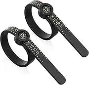 [LNAUJS] Ring Sizer 2PCS Measuring Gauge, 1-17 US Rings Size, Plastic Finger Sizing Measure Tool, Reusable (2PCS)