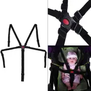 5 Point Harness Stroller High Chair Pram Safe Belt Strap Baby Children Nylon