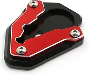 Lift Stand Fit For Ducati 848 1098 1198 All Year Motorcycle Accessories CNC Kickstand Foot Side Stand Extension Pad Support Plate Motorcycle Wheel Stand(Red)