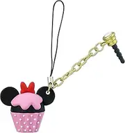 [Disney] Monogram International D-Lish Treats Phone Charm Key Ring, Minnie Mouse Cupcake