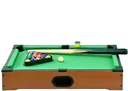 Miniature Billiards Game, Portable Pool Table, Room Billiard, Compact Pool Table with Realistic and Travel Friendly Design for Kids, Beginners, or Family Gatherings,1 Set