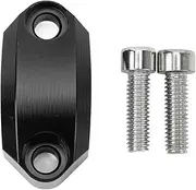 Handlebar Clamp Stabilizing Clamp Motorcycle Handlebar Riser Clamp for 22.2mm Handlebar for BMW F900XR GSXR 600 for Yamaha MT 125 Handlebar Riser(Black)