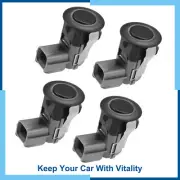 Pack (4) PDC Reverse Parking Assist Sensor for Infiniti EX35 2008-2012 Black