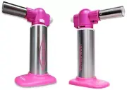 Blazer Big Buddy Butane Refillable Turbo Torch (Pink) Professional & Home - NEW