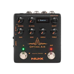 三一樂器 NUX NAI-5 OPTIMA AIR 木吉他 吉他 箱體模擬 前置放大 增益 效果器 免運