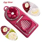 Egg Cutter Slicer Steel Stainless Kitchen Boiled Eggs for Vegetable Hard Tools