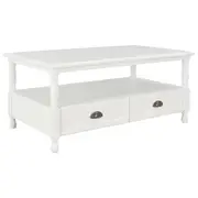 Coffee Table White 100x55x45 cm Wood vidaXL