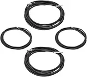 Yajuyi Elastic Ropes for Chair Repairs, Includes 4 Replacement Cords, Black, as described